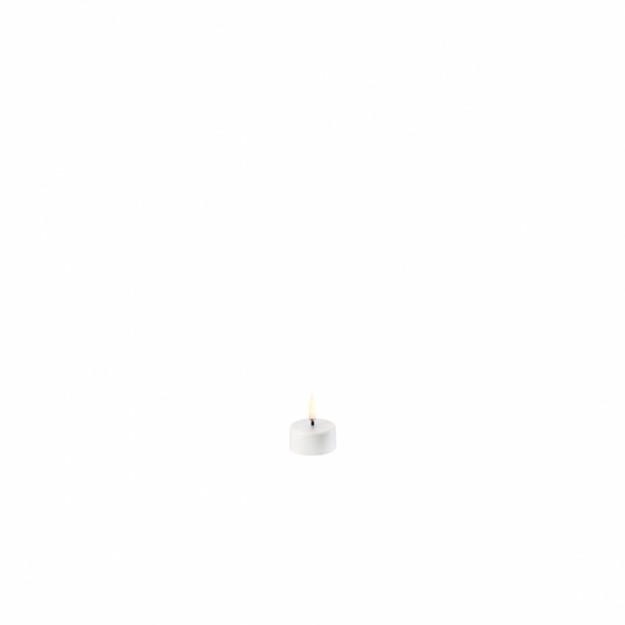 Uyuni Tealight 400 LED Candle White Plain i gruppen Inredning / Inredningsdetaljer / Ljushållare & Ljus hos Växjö Elektriska (UL-TE-WH39PR)