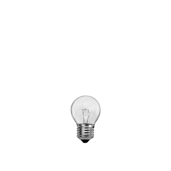 Glödlampa Klot RS Klar 25W 2700K E27 i gruppen Belysning / Ljuskällor / Glödtråd hos Växjö Elektriska (UNI-0201184)