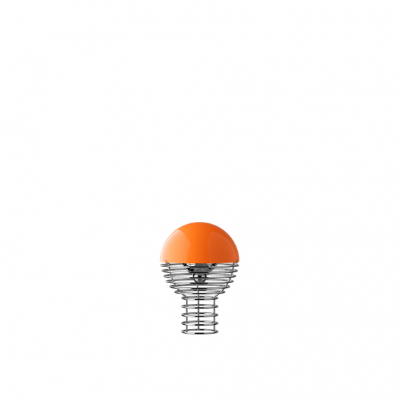 Wire Portable Bordslampa Ø18cm Orange i gruppen Belysning / Inomhus / Uppladdningsbara lampor hos Växjö Elektriska (VER-147676)