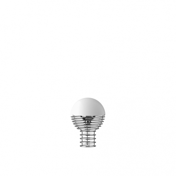 Wire Portable Bordslampa Ø18cm White i gruppen Belysning / Inomhus / Uppladdningsbara lampor hos Växjö Elektriska (VER-147677)