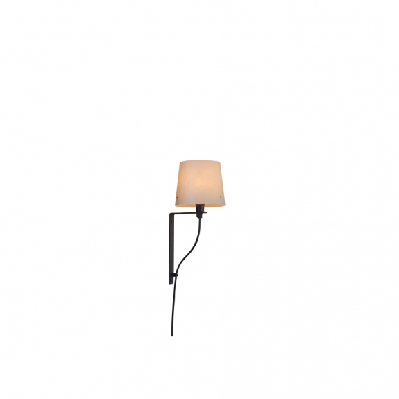 Vega Vägglampa 14cm Mörkgrå/Vit i gruppen Belysning / Inomhus / Vägglampor hos Växjö Elektriska (ZLA-131-1411)