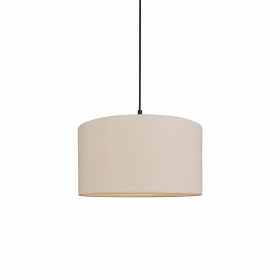 Soft Pendel Ø44cm Vit Linne/Metallic Bronze
