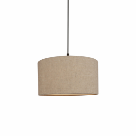 Soft Pendel Ø44cm Natur Linne/Metallic Bronze