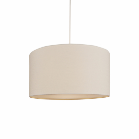 Soft Pendel Ø60cm Vit Linne/Sand