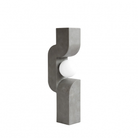 Sitting Man Golvlampa Big Dark Grey