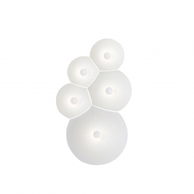 Bulbullia D95A5 Taklampa/Vägglampa Matt White