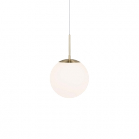 Grant 25 Pendel Mässing/Opalglas