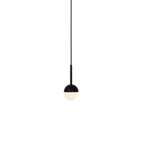 Contina Pendel Svart/Opalglas