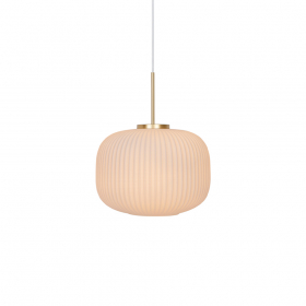 Milford 30 Pendel Mässing/Opalglas