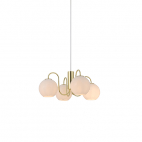 Franca Pendel Mässing/Opalglas