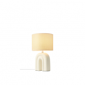 Haze Bordslampa Beige/Vit