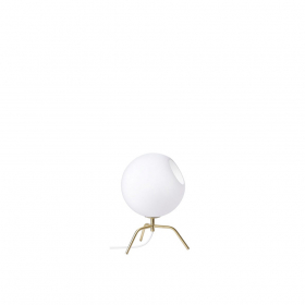 Bug 15 Bordslampa Mässing/Opalglas