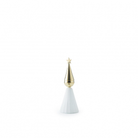 Soprano Ljusstake Mässing/Vit