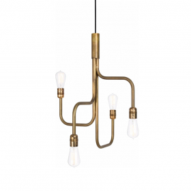 Strapatz Ljuskrona Ø450 Rå Mässing