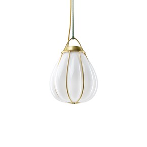 Hobo Pendel Mässing/Opalglas