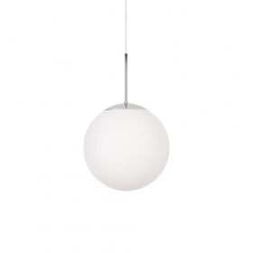 Glob Pendel Ø300 Krom/Opalglas
