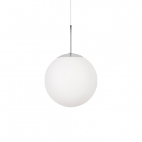 Glob Pendel Ø350 Krom/Opalglas