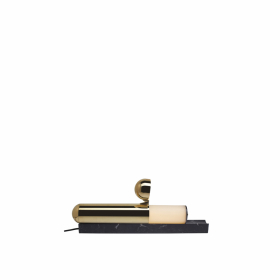 ISP Bordslampa Black Marble/Varnished Brass