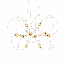 Munari 10 Ljuskrona Gold