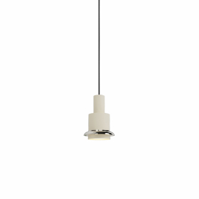 Chaumont 150 Pendel White/Nickel