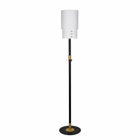 A Cuff Golvlampa Svart Struktur