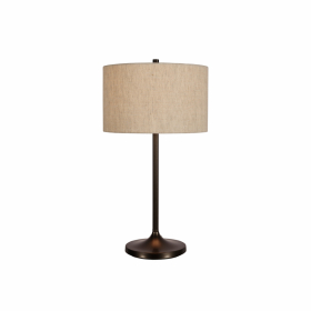 Soft Bordslampa Natur Linne/Metallic Bronze