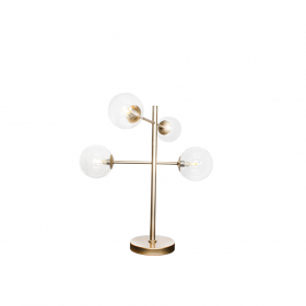 Avenue Bordslampa Mässing/Klarglas