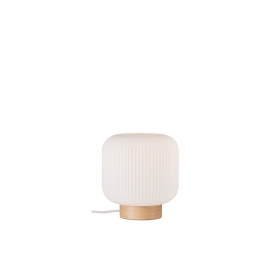 Milford Bordslampa Natur/Opalglas