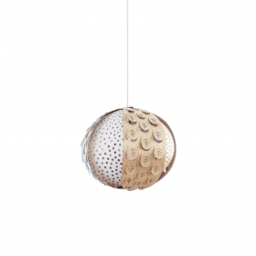 Knopp Pendel Mini Vit