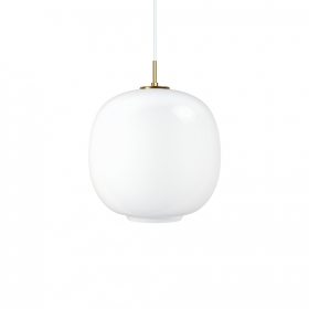 VL45 Ø370 Radiohuspendel Opal White/Brass