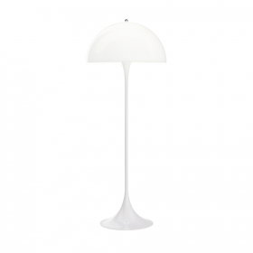 Panthella Golvlampa White Opal Acryl