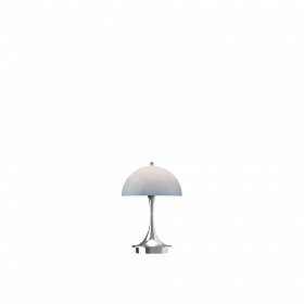 Panthella Ø160 Portable Bordslampa Original Opal Blue Grey V3