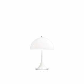 Panthella Ø250 Portable Bordslampa White Opal Acryl