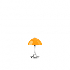Panthella Ø160 Portable Bordslampa Original Opal Orange V3