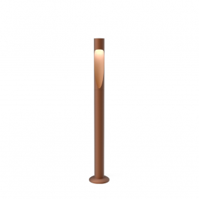 Flindt Garden Pollare Long Corten Med Fotplatta
