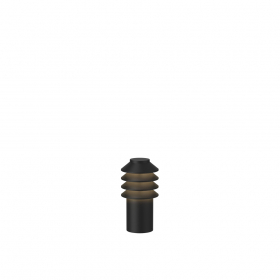 Bysted Garden Pollare Short Black Med Ankarfäste