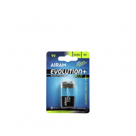 Airam Evolution Plus Batteri Alkaliskt 6LR61 9V