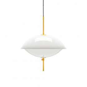Clam Pendel Ø550 Opal/Brass