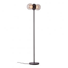 Discus 143 Golvlampa Svart/Rökfärgad