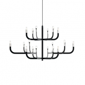 J-us Configuration G Ljuskrona Matt Black