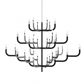 J-us Configuration XL Ljuskrona Matt Black