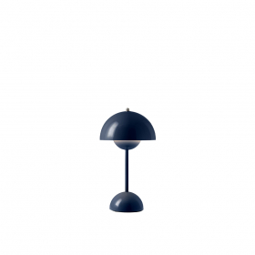 Flowerpot Bordslampa VP9 Portable Steel Blue