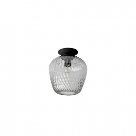 Blown Plafond SW5 Ø28cm Silver Lustre