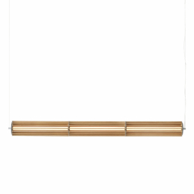 Numbra Pendel TY1 Lacquered Oak & Tumbled Aluminium