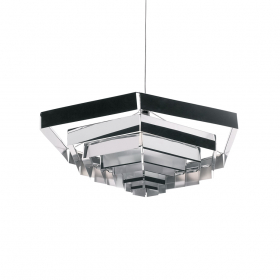 Lampada Esagonale 82 Pendel Aluminum