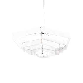 Lampada Esagonale 82 Pendel White