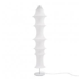 Falkland Golvlampa White/Aluminum Grey