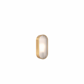 Montreal Oval Coastal Vägglampa PVD Brushed Brass