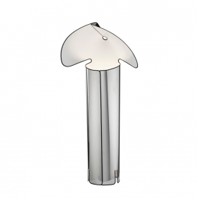 Chiara F Golvlampa Stainless Steel/Black Edge