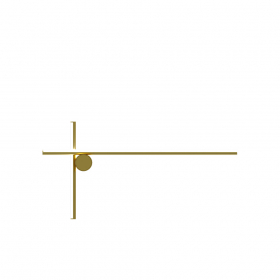 Coordinates W2 Vägglampa Anodized Champagne